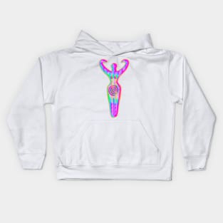 Spiral goddess Kids Hoodie